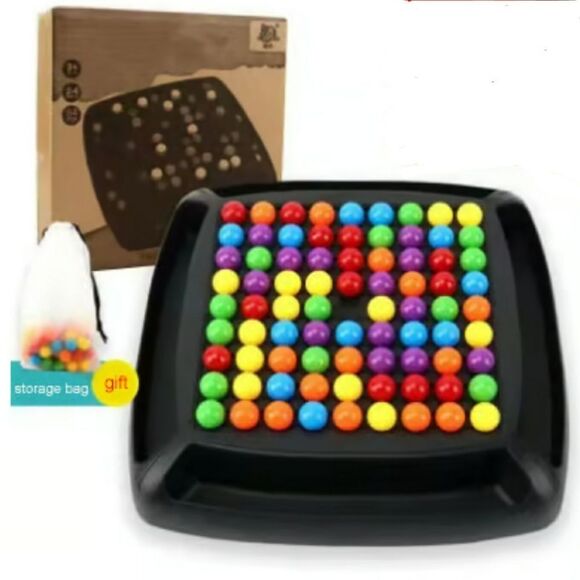 NWT Intellectual Chess Game with Colored Marbles - Picture 1 of 8
